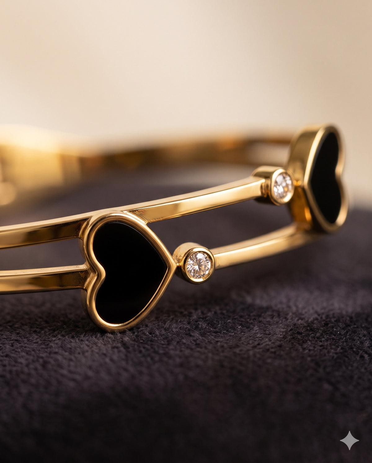 Black Heart Double Kada