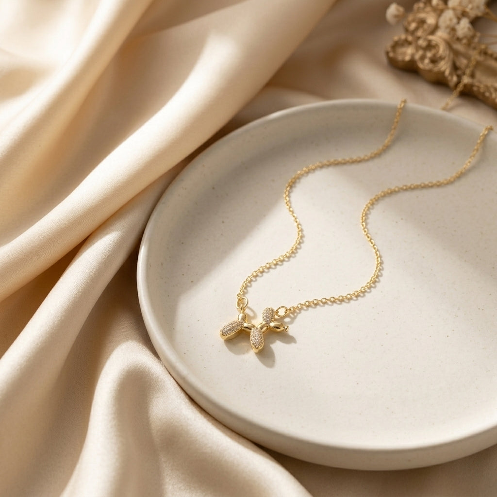 Balloon Dog Pendant Necklace